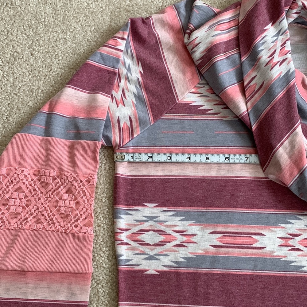 VANITY Women’s Aztec Print Tunic Long Sleeve Shirt. Size XL Brand New With Tags - Picture 6 of 16